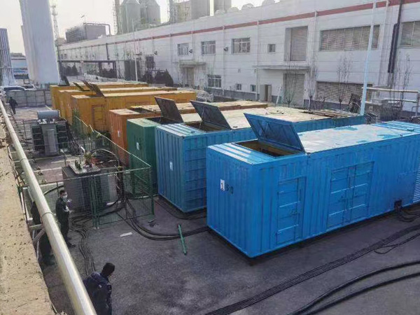 达州柴油发电机出租案例展示